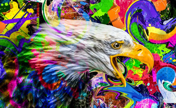 Tablou canvas fluorescent - Vultur