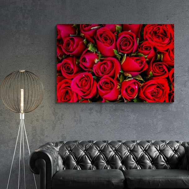 Tablou canvas - Trandafiri rosii