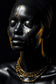 Tablou Canvas - Gold&Black 73 Eleganta Moderna