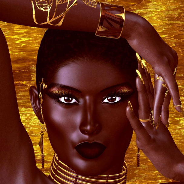 Pictura cu femeie africana
