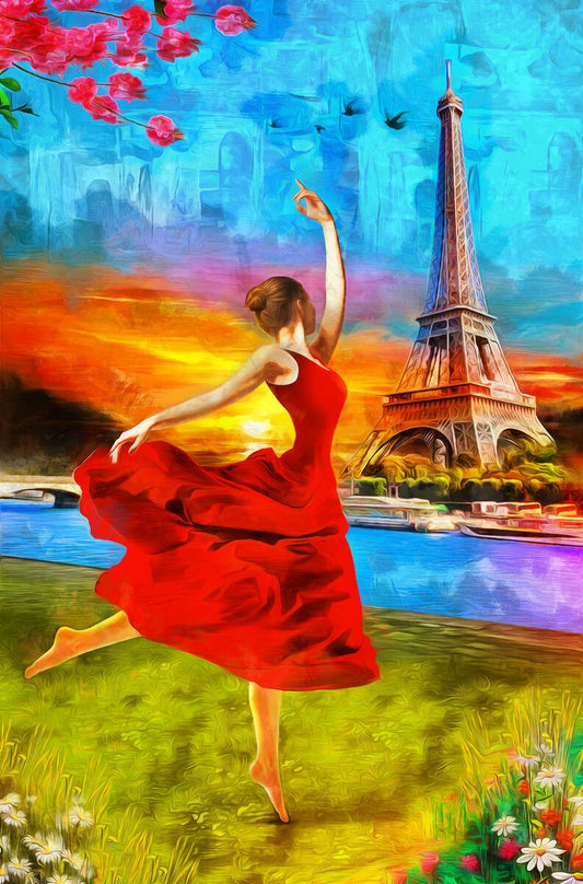 Dansand la Tour Eiffel