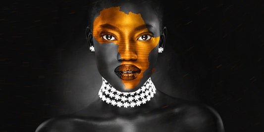 Femeie africana black & gold