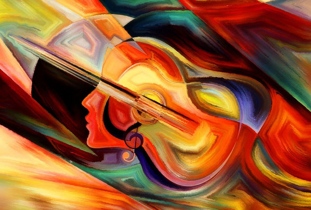 Tablou canvas - Muzica in culori
