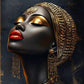 Tablou Canvas - Printesa africana cu buze rosii