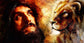 Tablou Canvas - Samson si leul