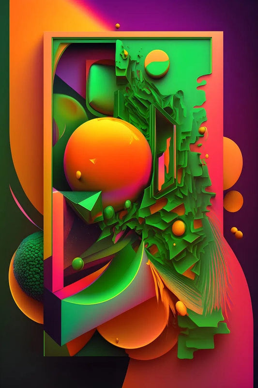 Tablou Canvas - Abstract 3D Elegance