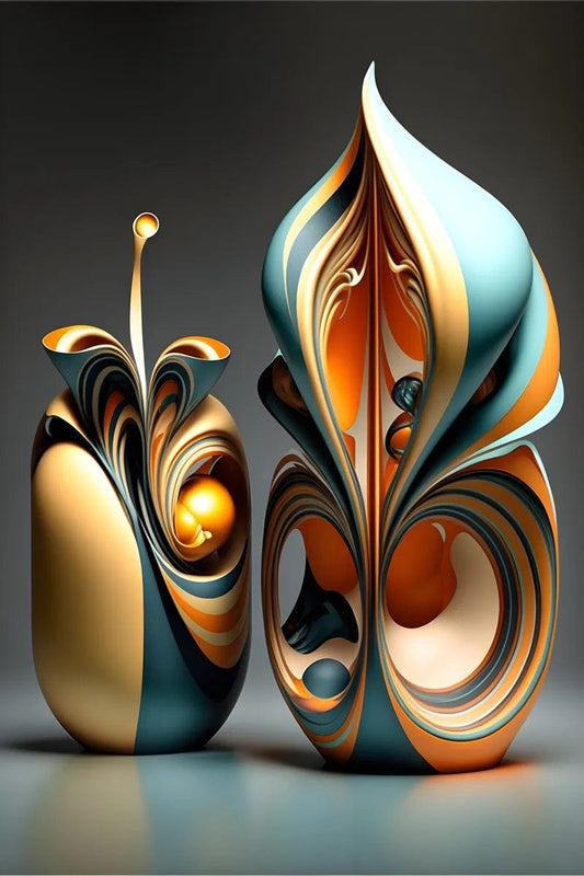 Tablou Canvas - Eleganta 3D Abstracta