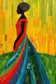 Tablou Canvas - Afro 49 Eleganta