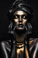 Tablou Canvas - Gold & Black Eleganta Desavarsita