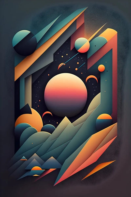 Tablou Canvas - Eleganta Abstracta 3D 77