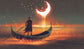 Sub aprins de luna