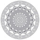 Motiv floral cu 16 petale