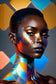 Tablou Canvas - Afro 139 Elegant Contemporary