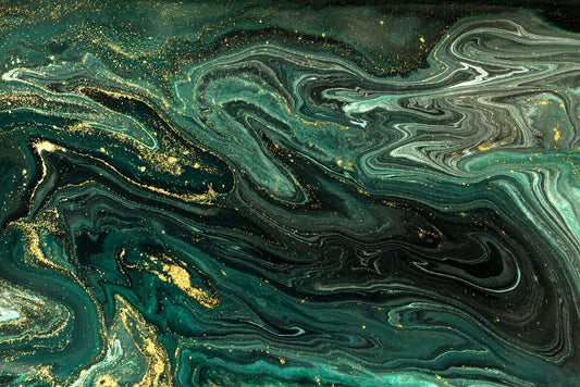 Tablou canvas - Green & gold