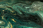 Tablou canvas - Green & gold