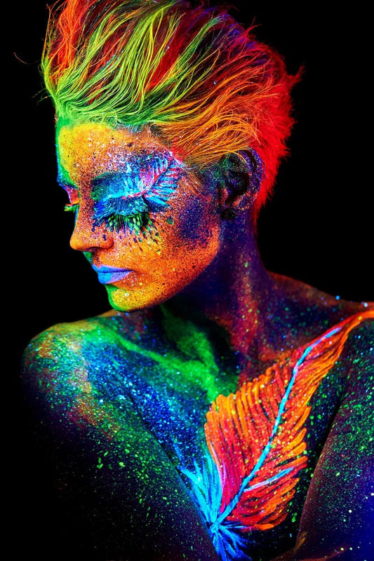 Tabloul Barbat Multi Fluorescent - Transforma-ti casa intr-un spectacol vizual