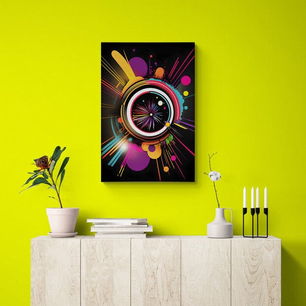 Tablou canvas - Abstract cerc cu culori