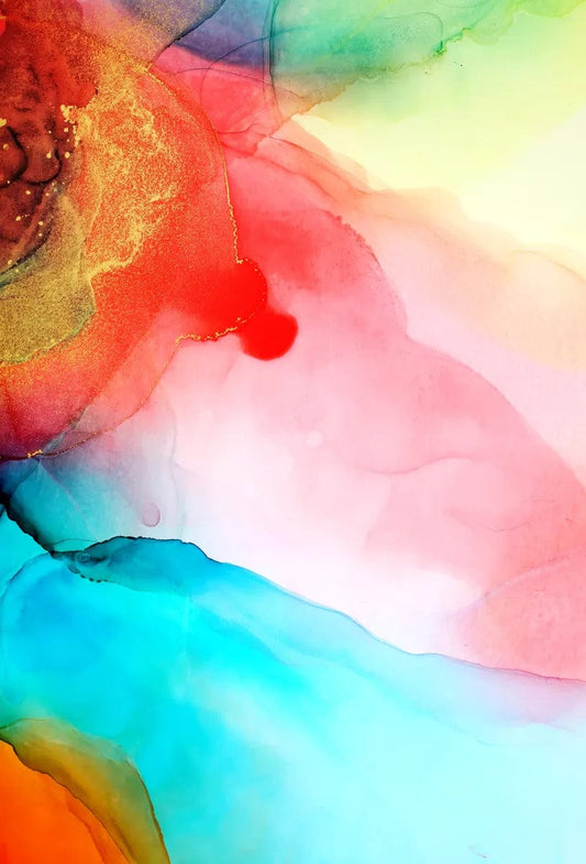 Tablou Canvas - Abstract Cerneala Multicolora