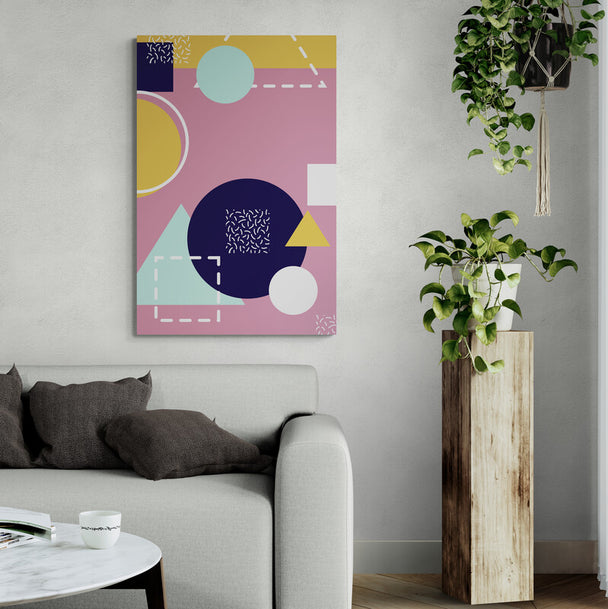 Tablou canvas - Abstract geometric multi color