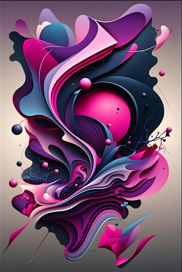 Tablou canvas - Abstract of pink