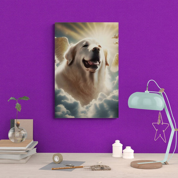 Tablou canvas - Angel dog