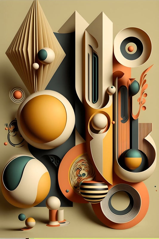 Tablou canvas - Bile abstract