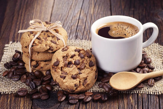 Tablou Canvas - Biscuiti cu Cafea Elegant