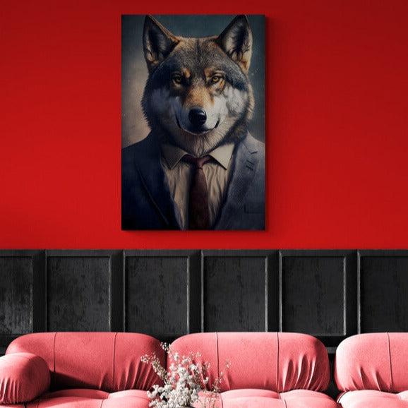 Tablou canvas - Business wolf