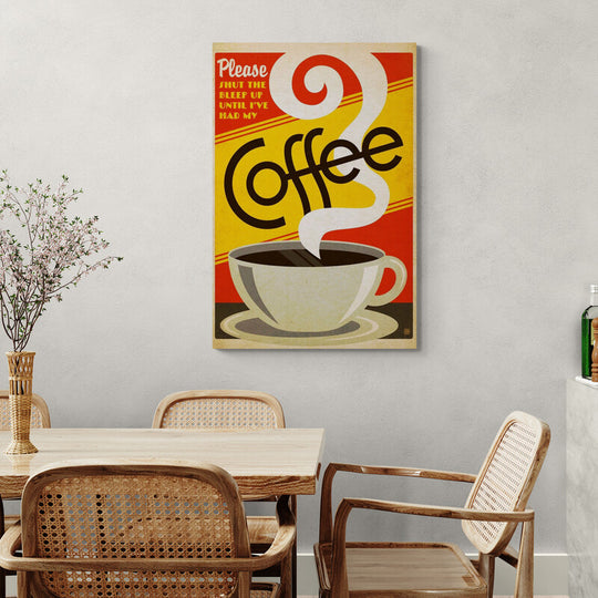 Tablou canvas - Cafea poster retro