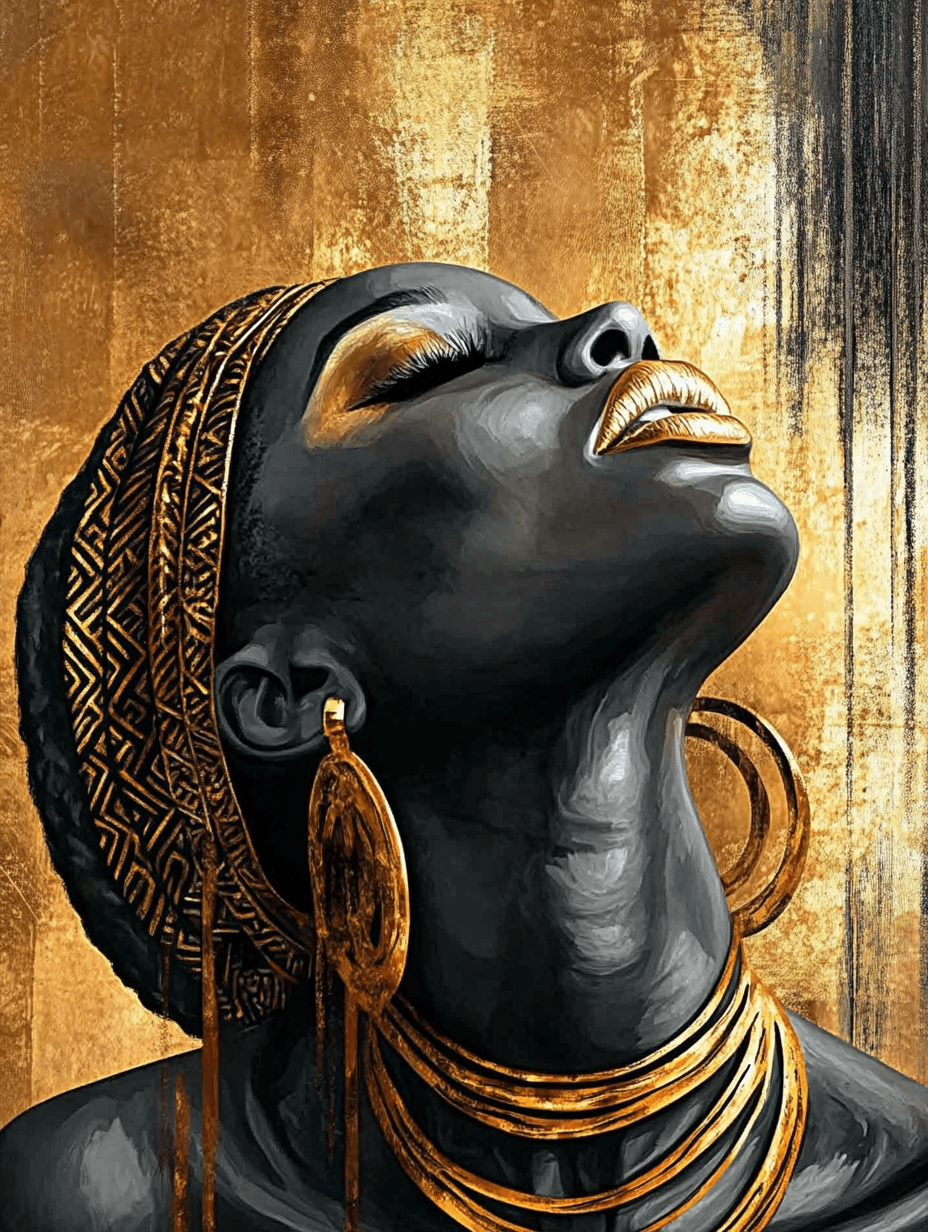 Tablou Canvas - Eleganta Africana Feminină