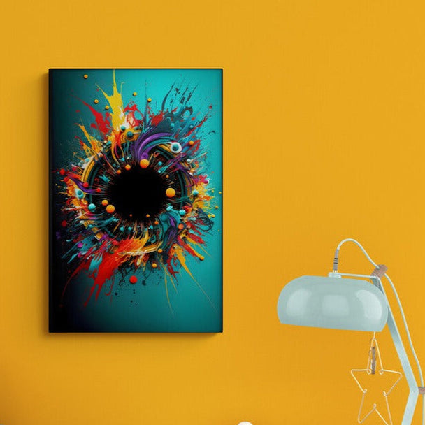 Tablou canvas - Explozie de culori abstract