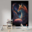 Tapet textil pentru camera copilului "Fantasy fox" -  1,5 X 2,2 m