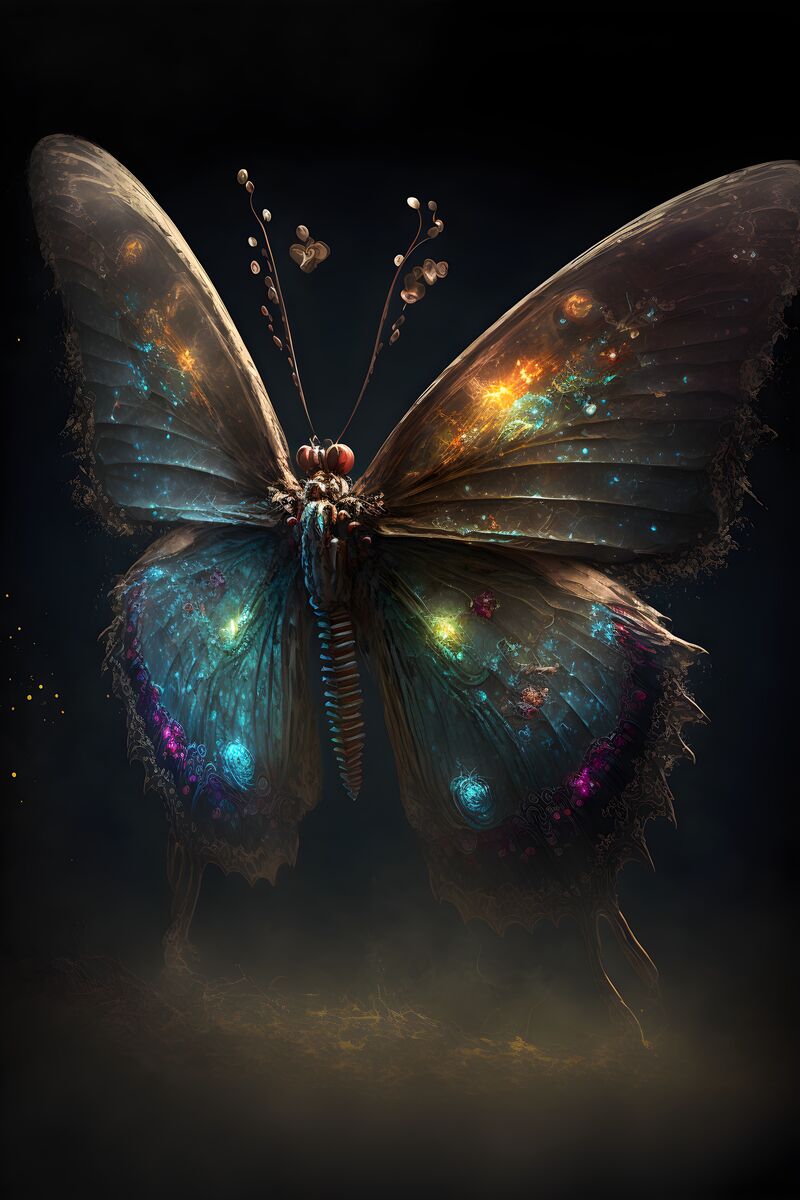 Tablou canvas - Fluturele magic