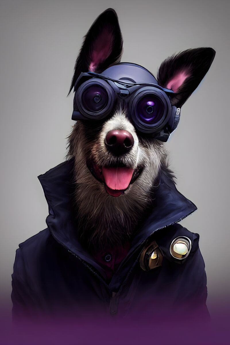 Tablou canvas - Funny dog