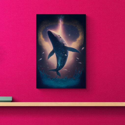 Tablou canvas - Galaxy whale