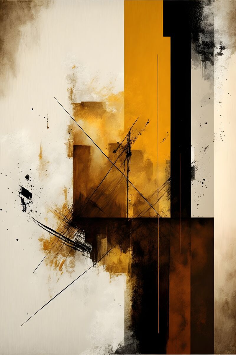 Tablou canvas - Gold abstract