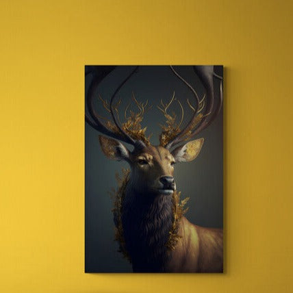Tablou canvas - Gold deer