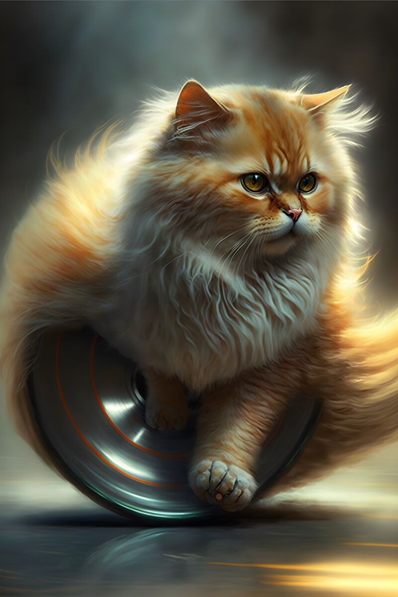 Tablou canvas - Golden cat