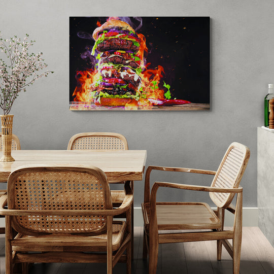 Tablou canvas - Hamburger multiplu