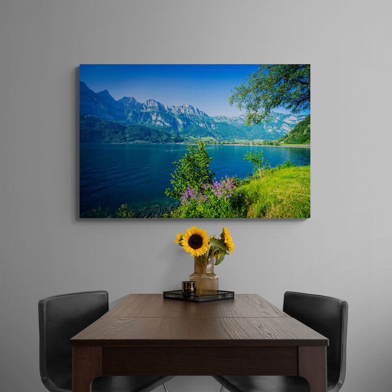 Tablou canvas - Lacul Walensee