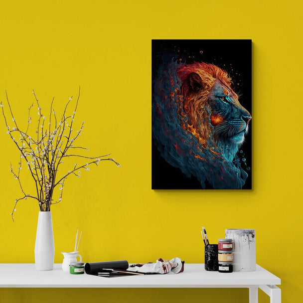 Tablou canvas - Lion art
