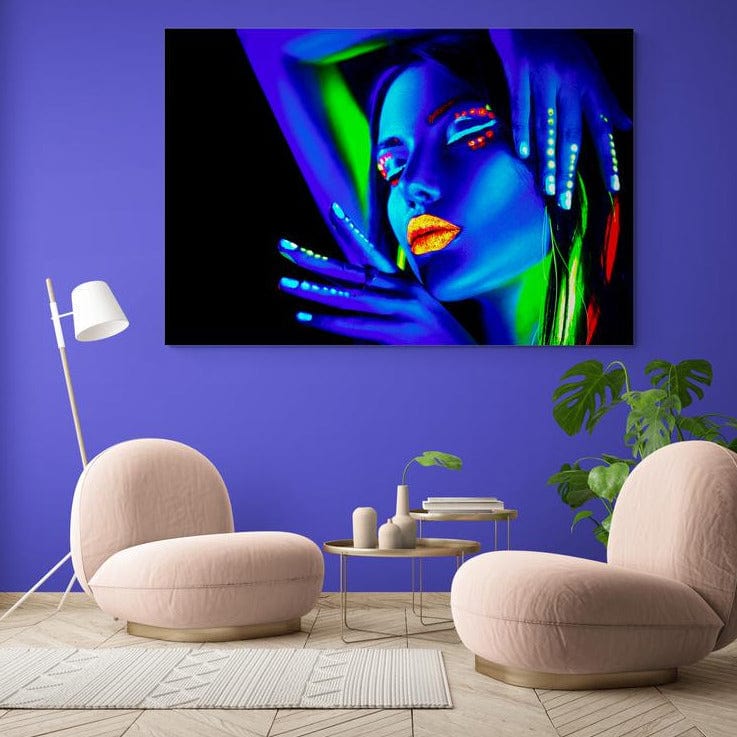Tablou canvas fluorescent - Chip color