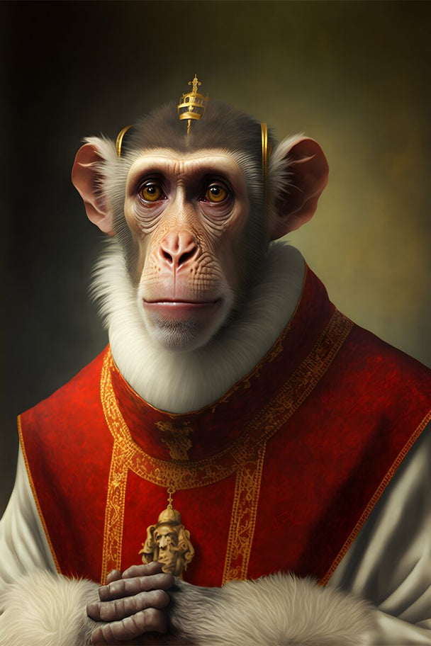 Tablou canvas - Monkey Pope