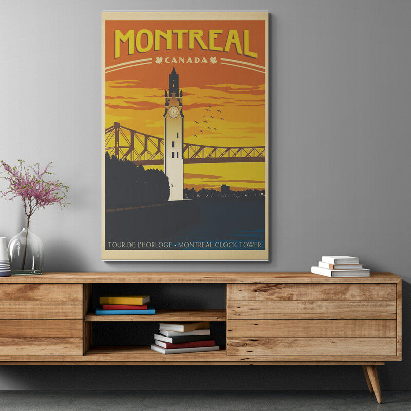 Tablou canvas - Montreal retro