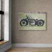 Tablou canvas - Moto pe iarba