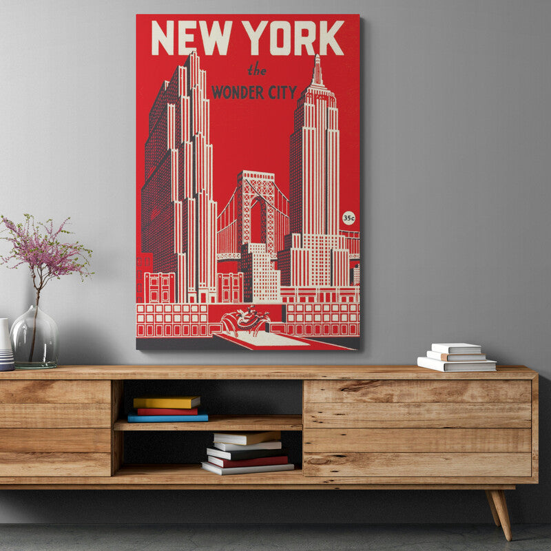 Tablou canvas - New York retro