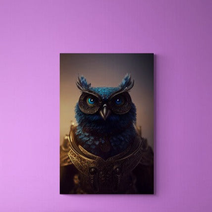 Tablou canvas - Owl warrior