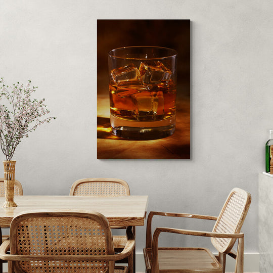 Tablou canvas - Pahar cu whisky