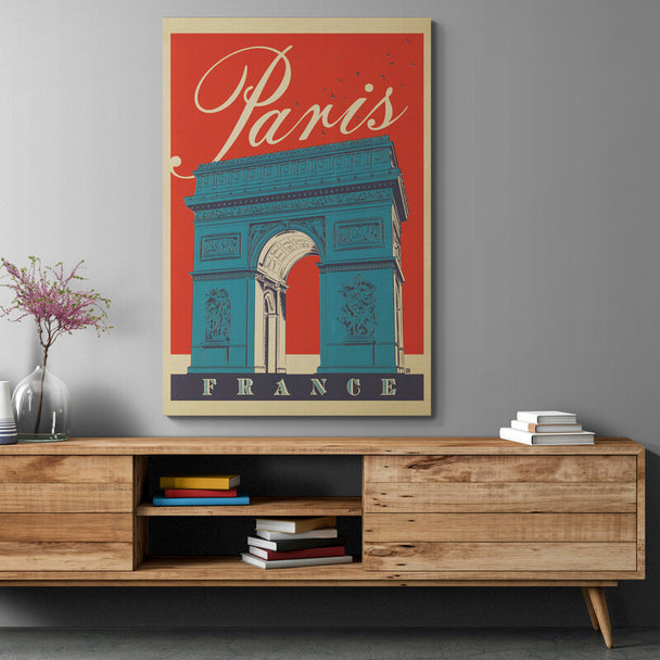 Tablou canvas - Paris retro   