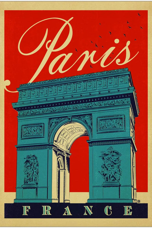 Tablou Canvas - Paris Retro Elegance